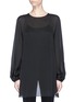Main View - Click To Enlarge - THE ROW - 'Latou' open back tie silk blouse