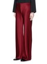 Front View - Click To Enlarge - THE ROW - 'Gala' silk satin wide leg pants