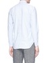 Back View - Click To Enlarge - THOM BROWNE  - Button back placket Oxford shirt