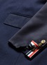 Detail View - Click To Enlarge - THOM BROWNE  - Wool twill hopsack blazer