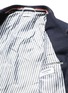Detail View - Click To Enlarge - THOM BROWNE  - Wool twill hopsack blazer