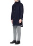 Front View - Click To Enlarge - THOM BROWNE  - Merino wool melton parka