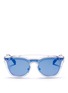 Main View - Click To Enlarge - VALENTINO GARAVANI - Metal top bar mounted lens nylon sunglasses