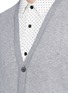 Detail View - Click To Enlarge - THEORY - 'Bores' cotton blend cardigan