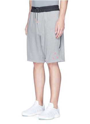 Front View - Click To Enlarge - NIKELAB - 'ACG' zip outseam sweat shorts