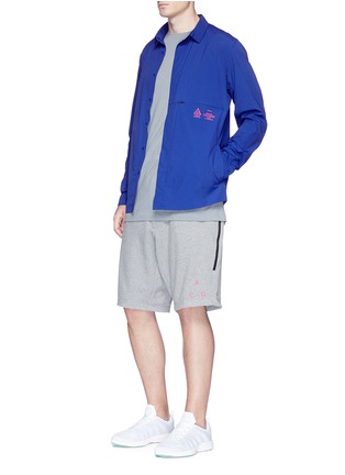 Figure View - Click To Enlarge - NIKELAB - 'ACG' zip outseam sweat shorts