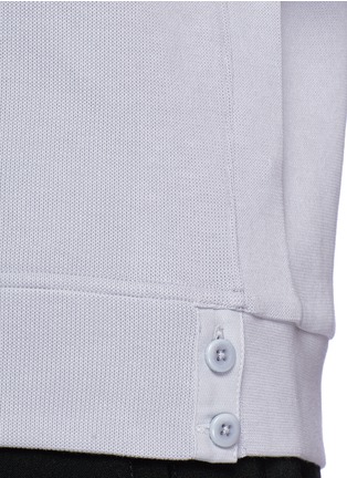 Detail View - Click To Enlarge - NIKELAB - 'NikeCourt x RF' quilted shoulder sweater