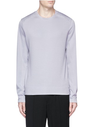 Main View - Click To Enlarge - NIKELAB - 'NikeCourt x RF' quilted shoulder sweater