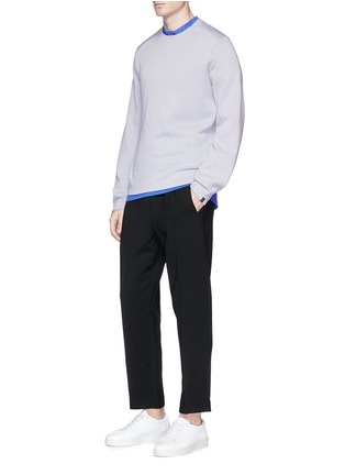 Figure View - Click To Enlarge - NIKELAB - 'NikeCourt x RF' quilted shoulder sweater