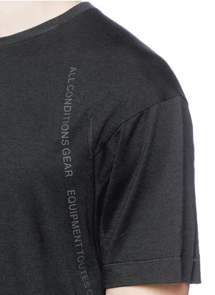 Detail View - Click To Enlarge - NIKELAB - 'ACG' logo print wool blend T-shirt