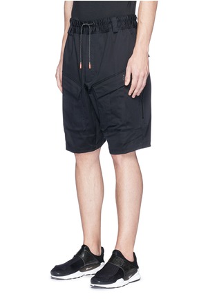 Front View - Click To Enlarge - NIKELAB - 'ACG' zip outseam cotton cargo shorts