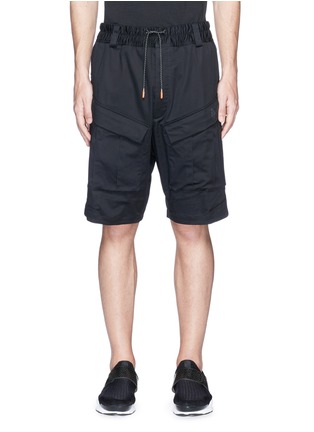 Main View - Click To Enlarge - NIKELAB - 'ACG' zip outseam cotton cargo shorts