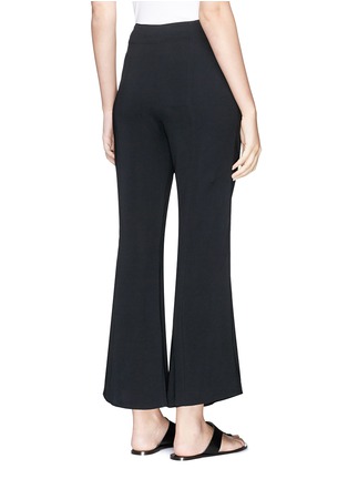 Back View - Click To Enlarge - ELIZABETH AND JAMES - 'Carel' cropped stretch jersey flared pants