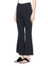Front View - Click To Enlarge - ELIZABETH AND JAMES - 'Carel' cropped stretch jersey flared pants