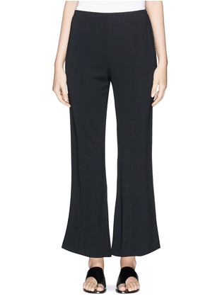 Main View - Click To Enlarge - ELIZABETH AND JAMES - 'Carel' cropped stretch jersey flared pants