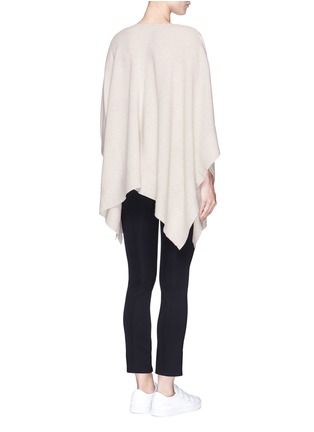 Back View - Click To Enlarge - ELIZABETH AND JAMES - 'Fremont' waist tie rib knit poncho