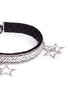 Detail View - Click To Enlarge - VENNA - Star charm glass crystal leather choker