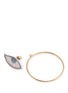  - VENNA - 'Evil Eye' detachable hoop glass crystal earrings