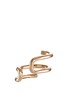 Detail View - Click To Enlarge - LAMA HOURANI JEWELRY  - 'Chillida Twisted Words' diamond 18k yellow gold single ear cuff