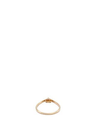 Figure View - Click To Enlarge - LAMA HOURANI JEWELRY  - 'Chillida Tre-Orange' sapphire 18k yellow gold ring