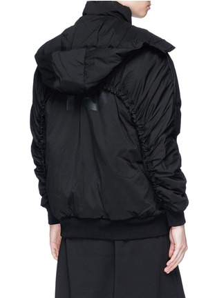 Back View - Click To Enlarge - Y-3 - Detachable hood down jacket