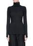 Main View - Click To Enlarge - Y-3 - Textured panel turtleneck sweater