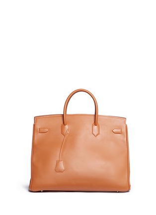 Detail View - Click To Enlarge - MAIA - Shadow Birkin 40cm leather bag