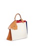 Figure View - Click To Enlarge - MAIA - Himalayan asymmetric canvas and leather bag