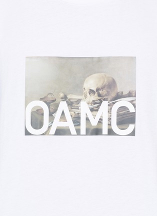 Detail View - Click To Enlarge - OAMC - 'Still Life' skull print T-shirt