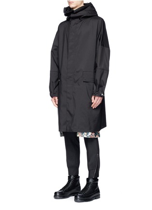 Front View - Click To Enlarge - OAMC - Detachable down hood coated parka