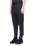 Front View - Click To Enlarge - OAMC - Zip cuff cropped virgin wool gabardine pants
