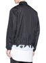 Back View - Click To Enlarge - OAMC - Buckled strap twill bomber jacket