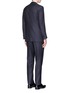 Back View - Click To Enlarge - TOMORROWLAND - Eremengildo Zegna Shang Micronsphere® twill suit