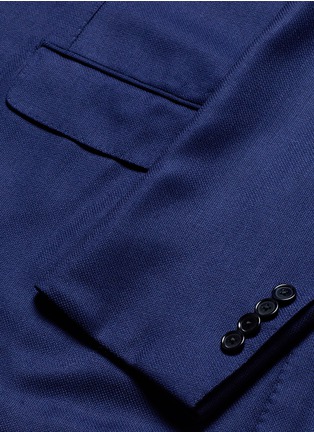 Detail View - Click To Enlarge - TOMORROWLAND - Wool hopsack soft blazer