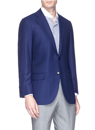 Front View - Click To Enlarge - TOMORROWLAND - Wool hopsack soft blazer