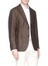 Front View - Click To Enlarge - TOMORROWLAND - Wool basketweave soft blazer