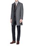 Figure View - Click To Enlarge - TOMORROWLAND - Ermenegildo Zegna Horizontal Twill® wool suit