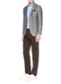 Figure View - Click To Enlarge - TOMORROWLAND - Loro Piana Sunset® silk-cashmere twill blazer