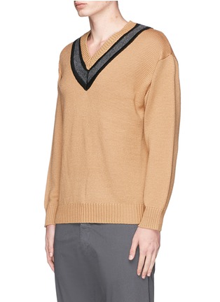 Front View - Click To Enlarge - TOMORROWLAND - Wool-cashmere V-neck sweater