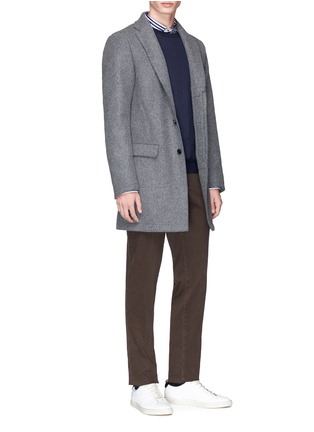 Figure View - Click To Enlarge - TOMORROWLAND - Wool blend melton coat