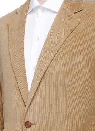 Detail View - Click To Enlarge - TOMORROWLAND - Cotton corduroy soft blazer
