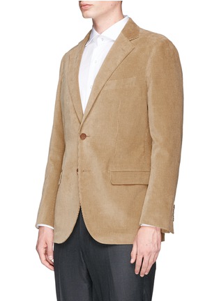 Front View - Click To Enlarge - TOMORROWLAND - Cotton corduroy soft blazer