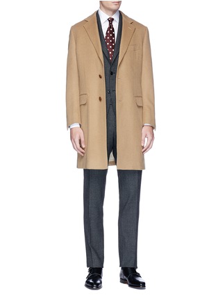 Figure View - Click To Enlarge - TOMORROWLAND - Cashmere-wool blend melton coat