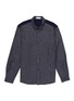 Main View - Click To Enlarge - TOMORROWLAND - Knit panel denim shirt