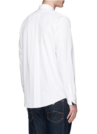 Back View - Click To Enlarge - TOMORROWLAND - Stripe knit panel shirt
