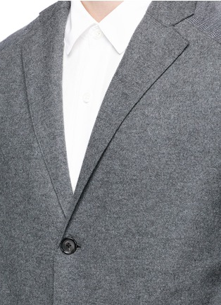 Detail View - Click To Enlarge - TOMORROWLAND - Brushed wool soft blazer