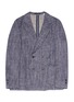 Main View - Click To Enlarge - TOMORROWLAND - Double breasted linen denim soft blazer