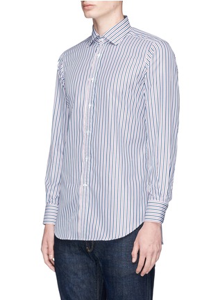 Front View - Click To Enlarge - TOMORROWLAND - Stripe cotton poplin shirt