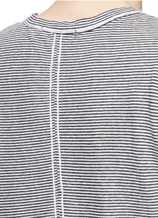Detail View - Click To Enlarge - RAG & BONE - 'Ryder' stripe linen-modal dress