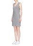 Front View - Click To Enlarge - RAG & BONE - 'Ryder' stripe linen-modal dress